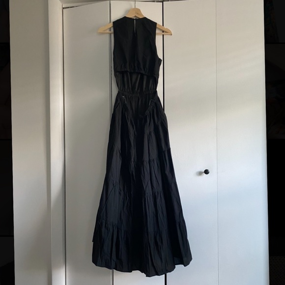 BNWT Bohme Carlotta tiered maxi dress in black - Size Small - Picture 11 of 11